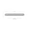 Gliderite Hardware 7-1/4 in. Satin Nickel Rounded Back Plate 5-1/16 in. Center to Center - 7343-128-SN 7343-128-SN-1 - alternate 2